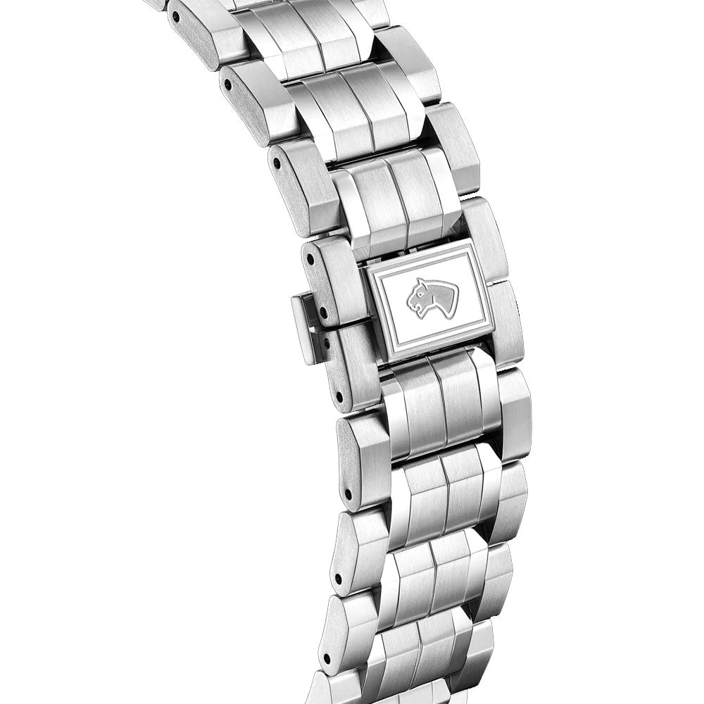 JAGUAR SWISS MADE MEN'S BLACK SPECIAL EDITION STAINLESS STEEL WATCH BRACELET J1034/1