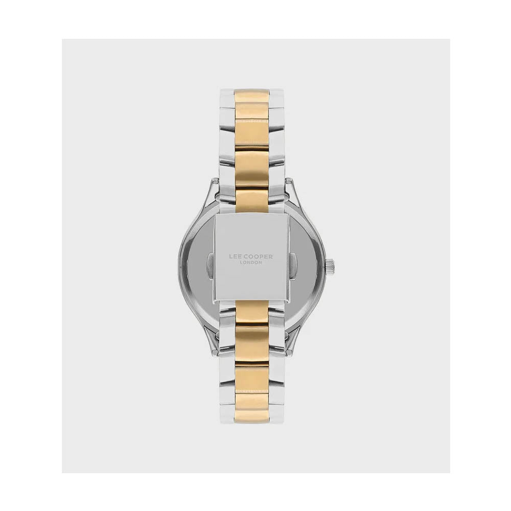 LEE COOPER Women’s Analog Silver And Gold Dial Watch – LC07880.230