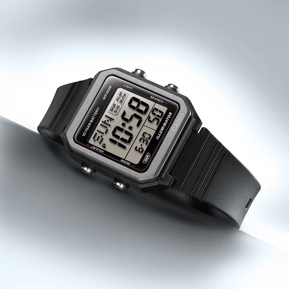 Casio  Black Resin Watch | W-221H-1BVDF