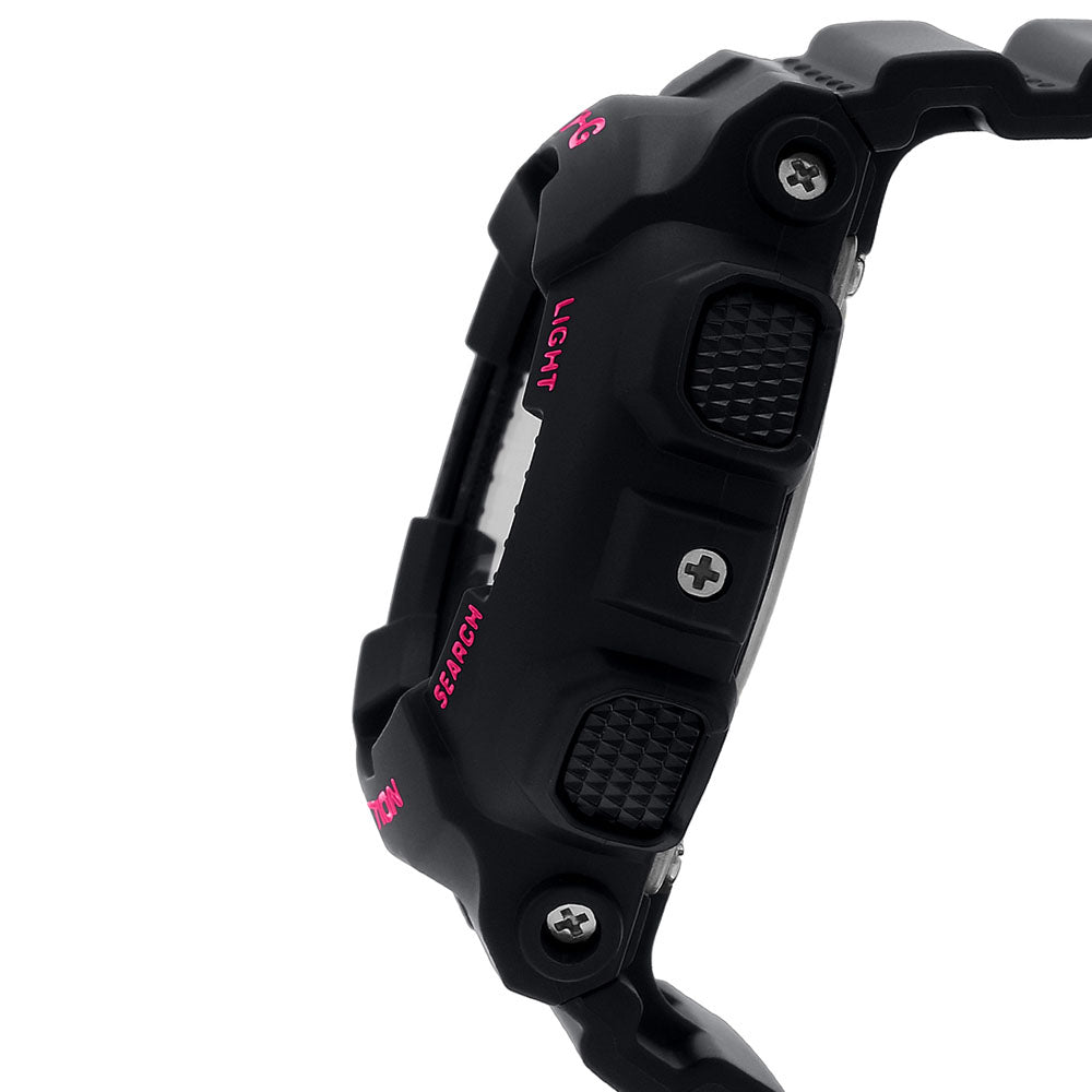 BABY-G Women's Black with Hot Pink Watch | BA-111-1ADR