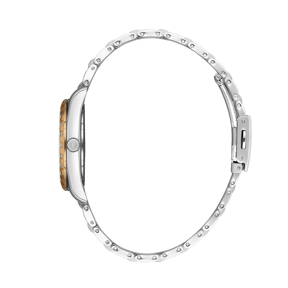 FREELOOK LUMIERE WOMENS STAINLESS STEEL STRAP WATCH WITH GIFT SET  | FL.1.10400-4