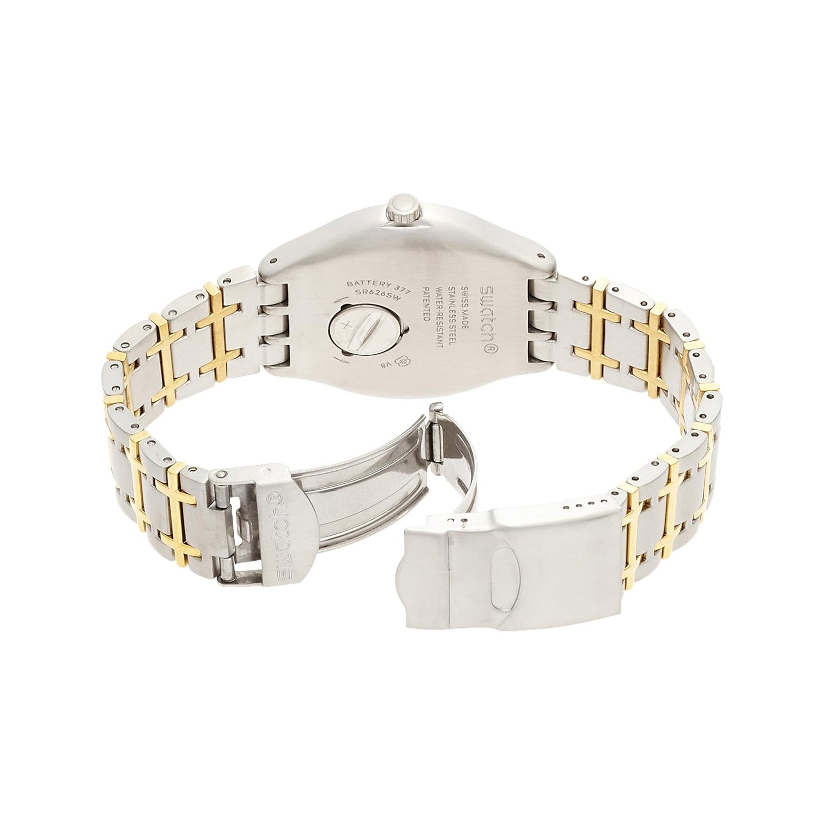 Swatch Men's Analogue Quartz Watch with Stainless Steel Strap | YWS410G