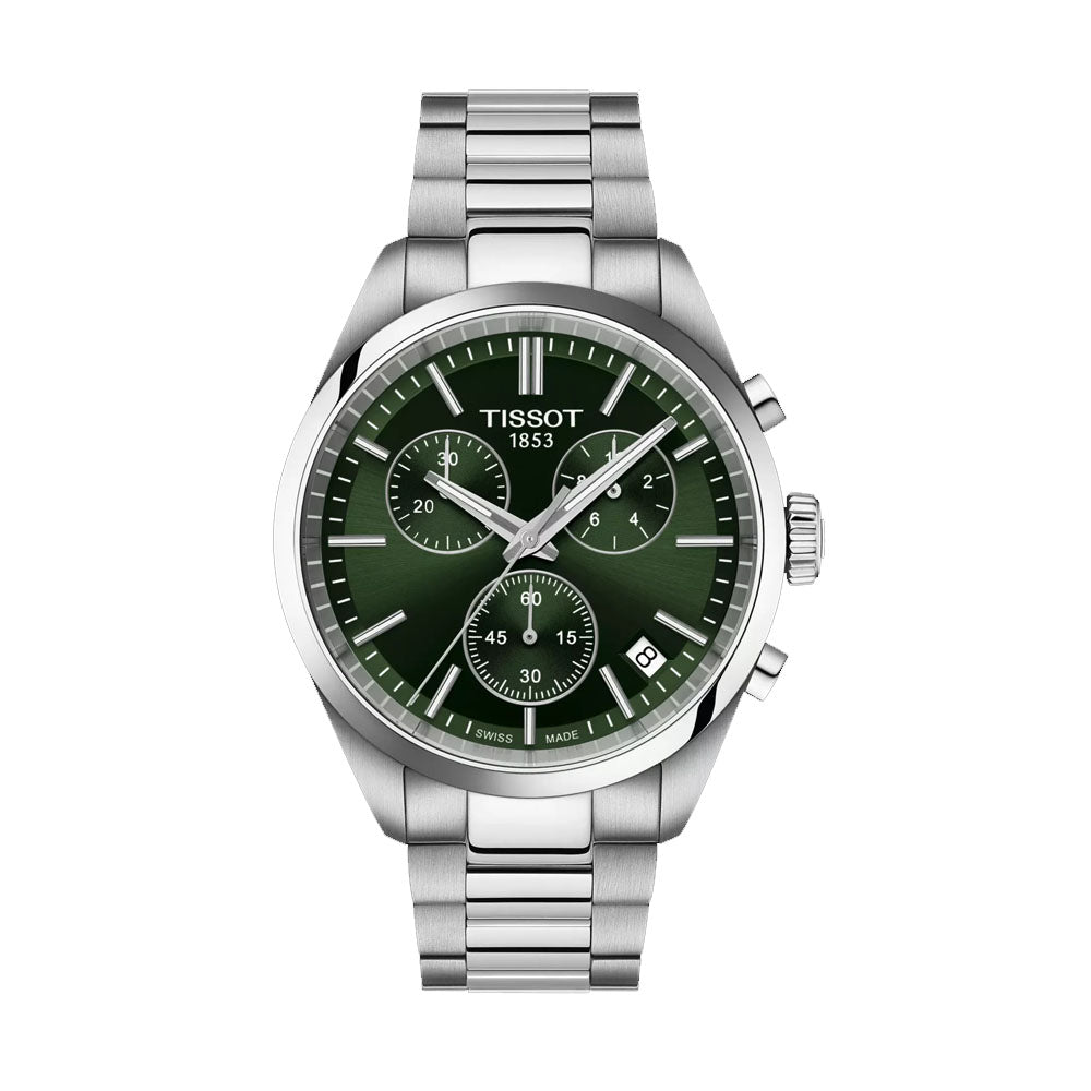 TISSOT Men's PR 100 Green Dial Watch | T150.417.11.091