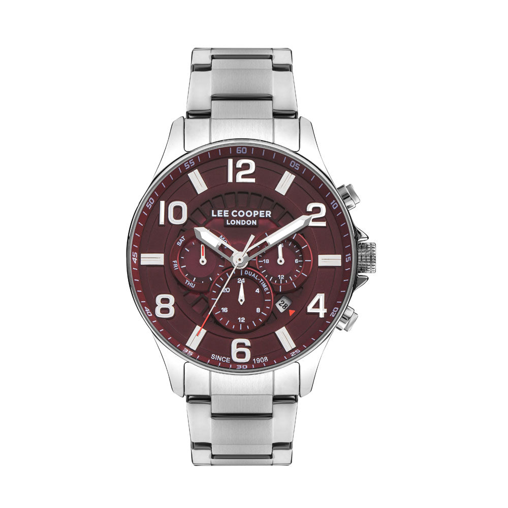 LEE COOPER Men’s Multi Function Red Dial Watch | LC07802.380