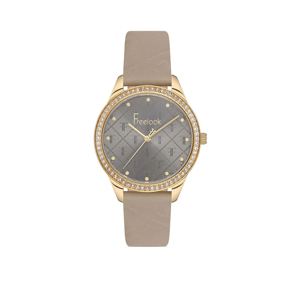 FREELOOK WOMEN’S LEATHER STRAP WATCH | FL.1.10122-6