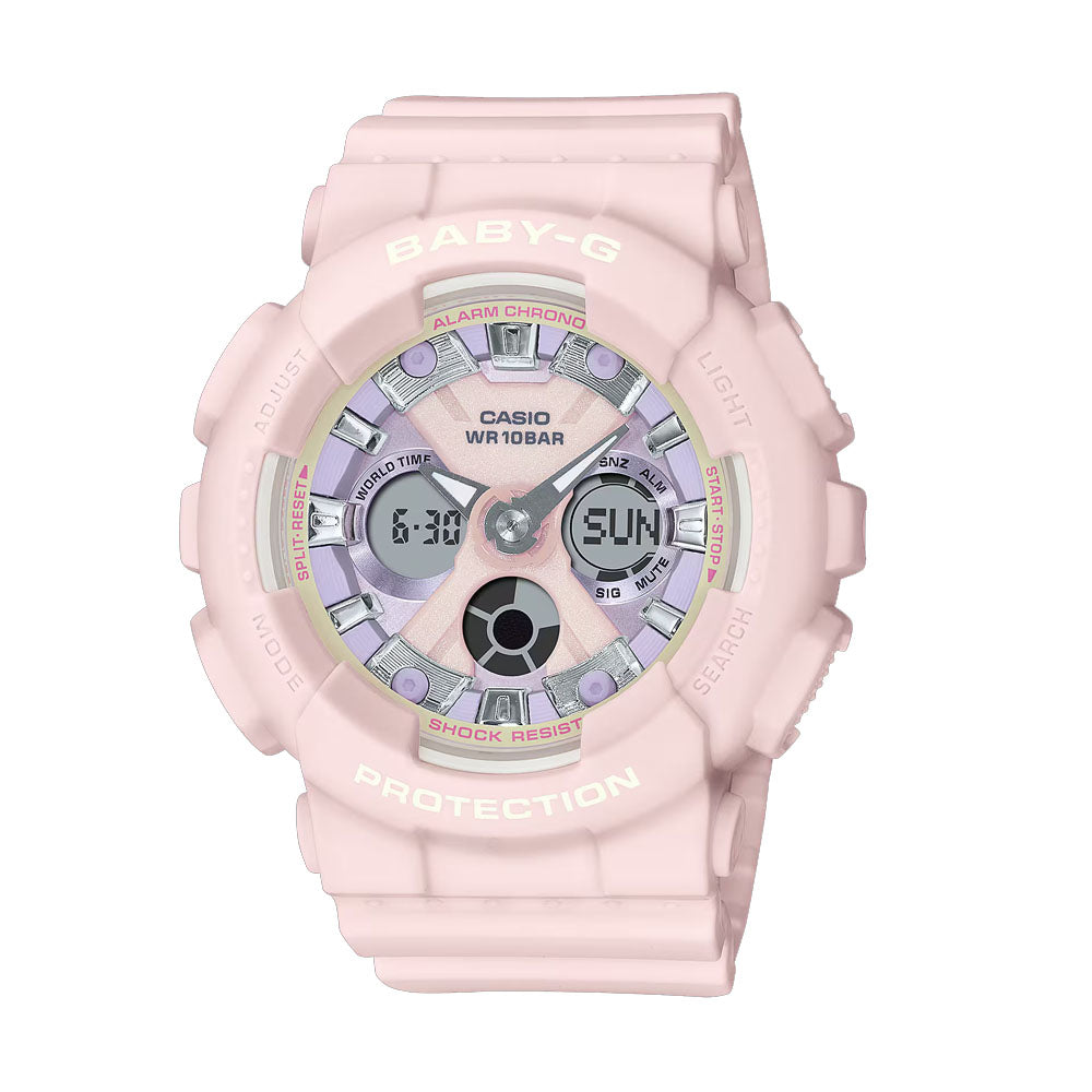 BABY-G Women's Analogue-Digital Quartz | BA-130WP-4ADR