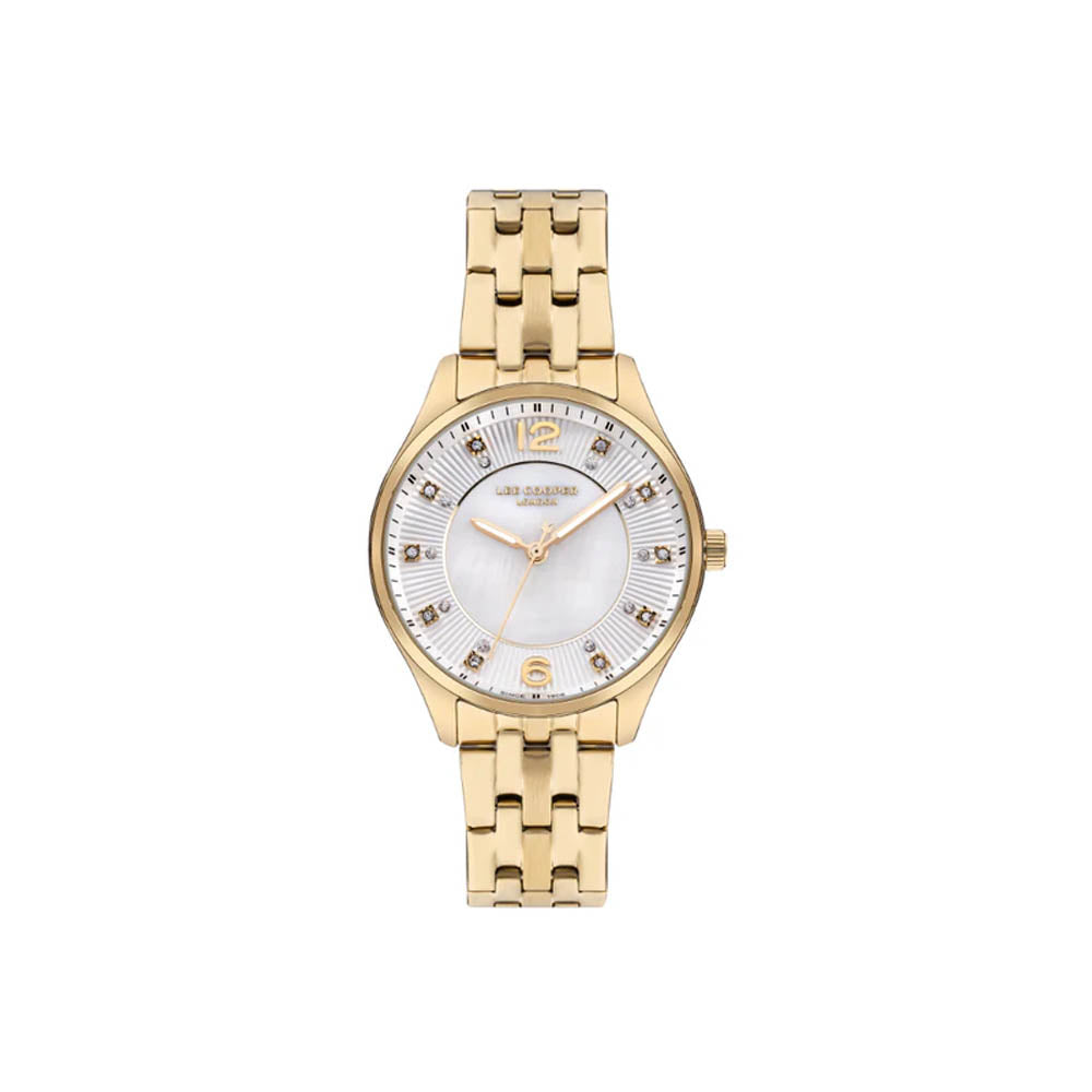 LEE COOPER Women’s Analog White MOP Dial Watch – LC07832.120