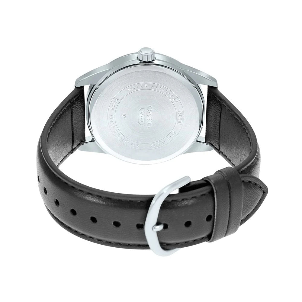 CASIO Men Carbon Dial Watch | MTP-VD03L-1AUDF