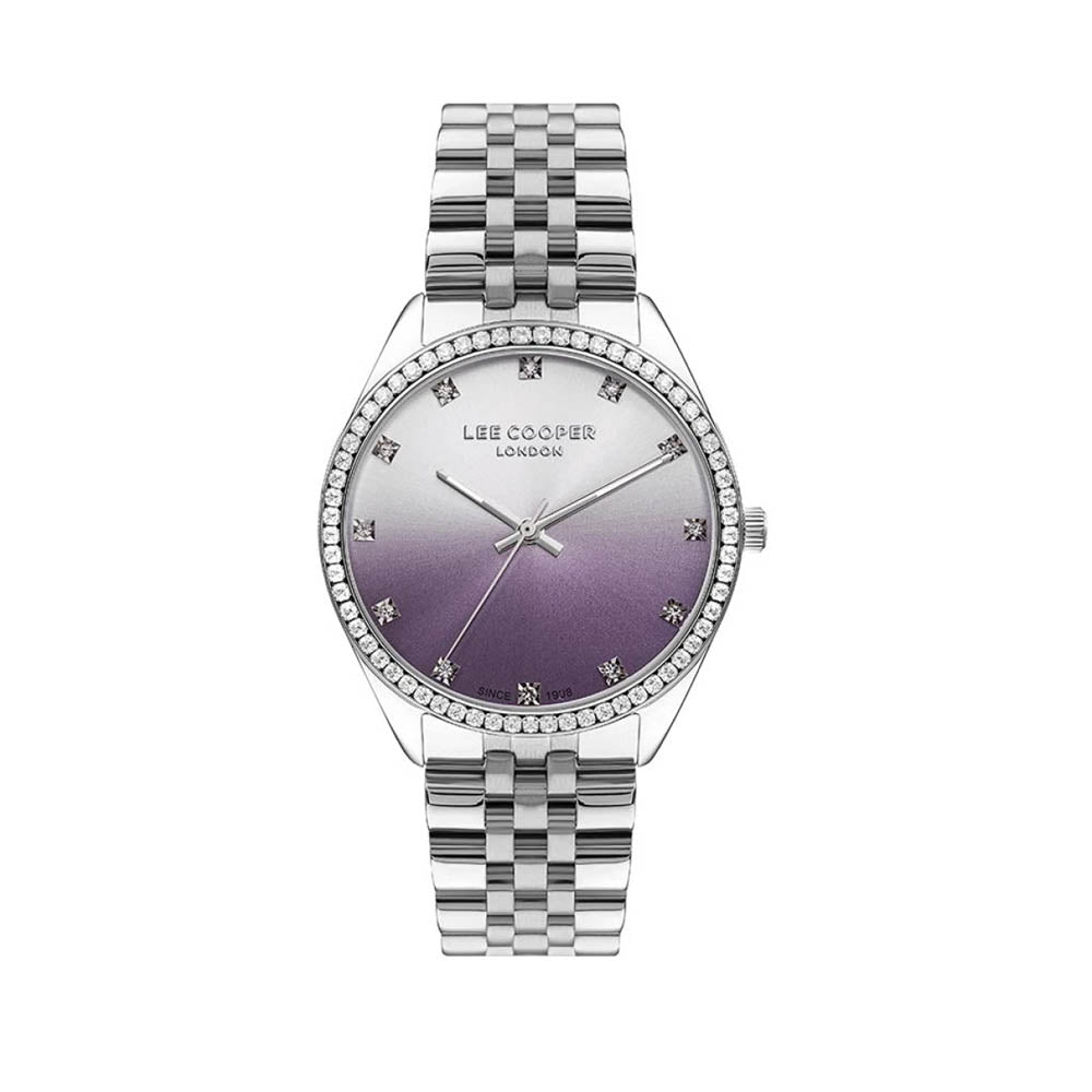 LEE COOPER Women’s Analog Purple MOP Dial Watch – LC07831.380