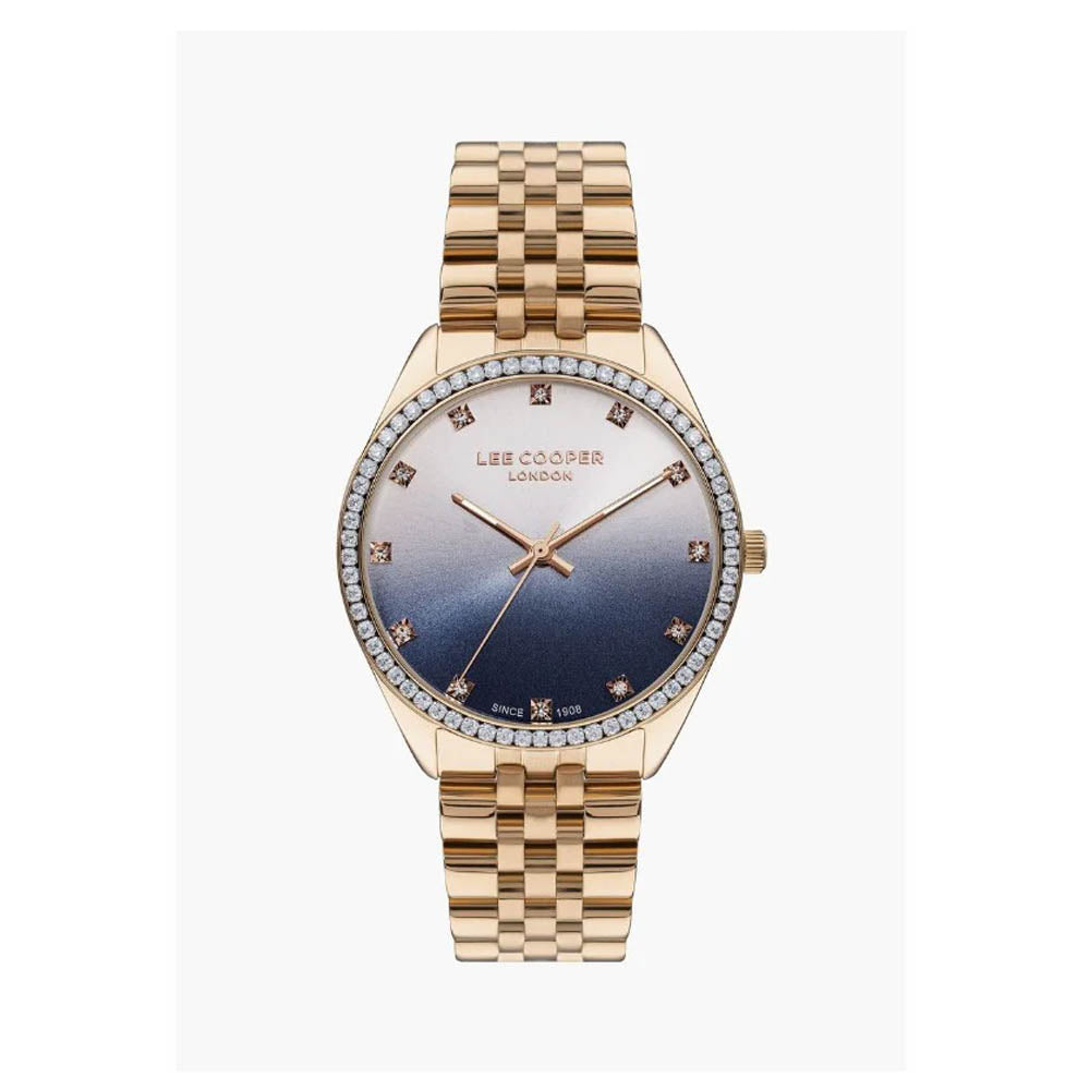 LEE COOPER Women’s Analog Blue MOP Dial Watch – LC07831.490