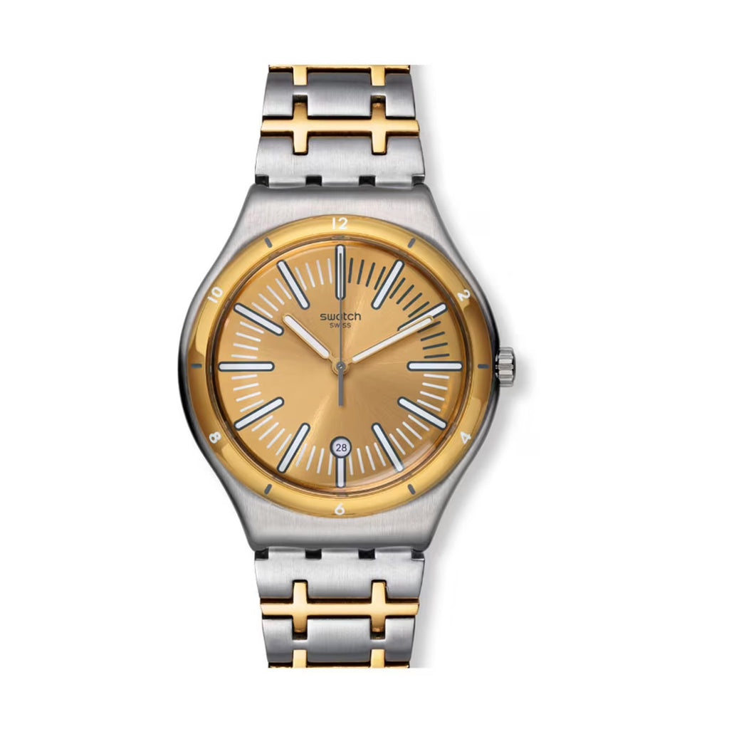 Swatch Men's Analogue Quartz Watch with Stainless Steel Strap | YWS410G