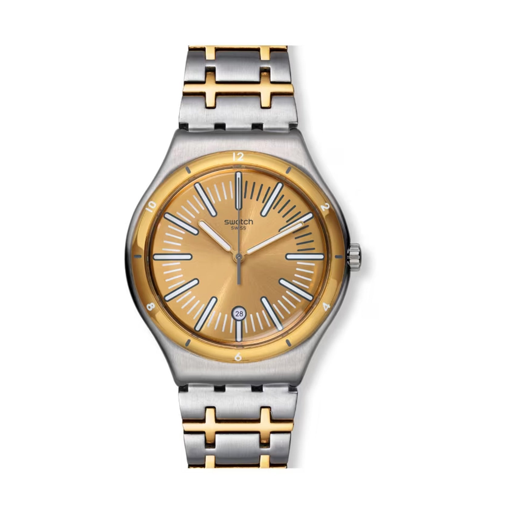 Swatch Men's Analogue Quartz Watch with Stainless Steel Strap | YWS410G