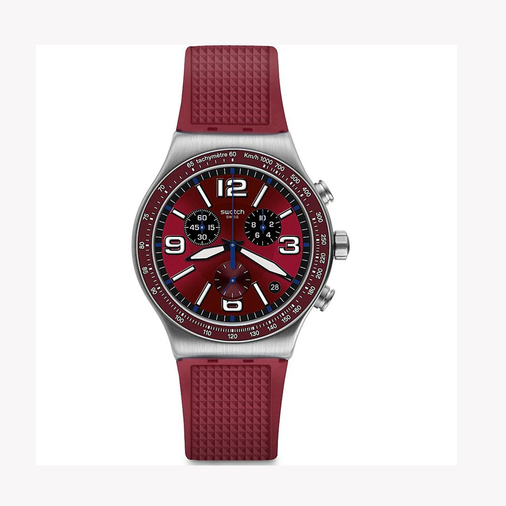 SWATCH Men's Wine Grid | YVS464