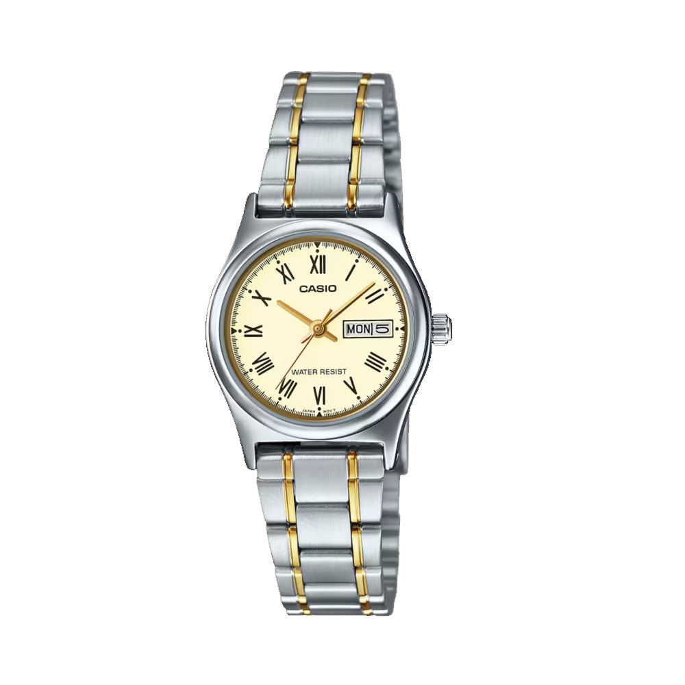 CASIO Women Stainless Steel Band Watch | LTP-V006SG-9BUDF