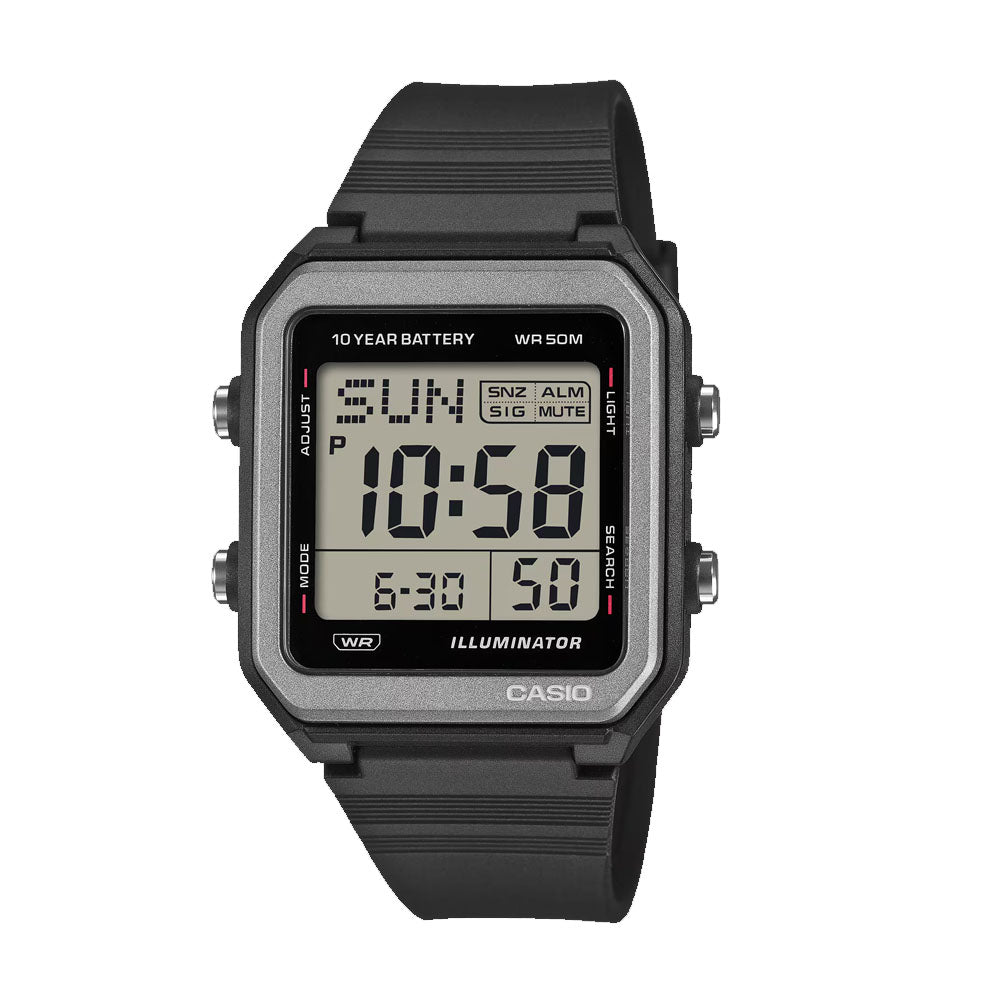 Casio  Black Resin Watch | W-221H-1BVDF