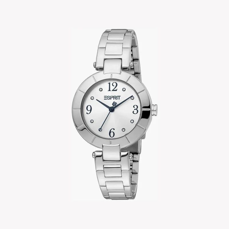 Esprit Women's Silver Stainless Steel Watch, Silver Dial | Es1l195m0035