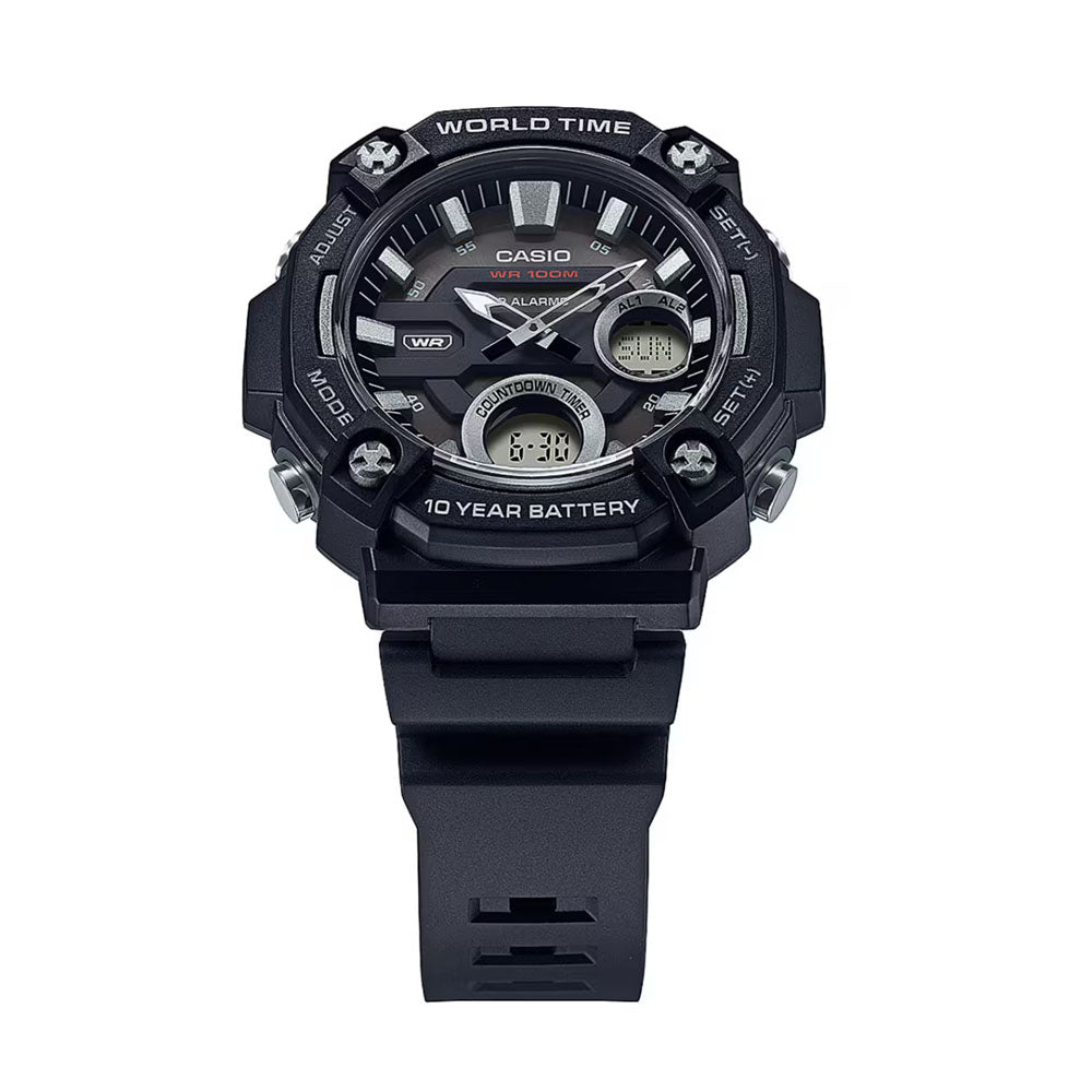 Casio Digital Gray Black Men | AEQ-120W-1AVDF