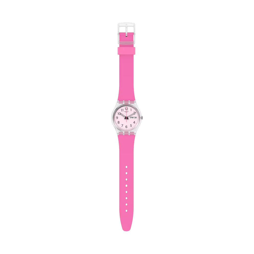 Swatch RINSE REPEAT PINK Watch FOR WOMEN'S| GE724