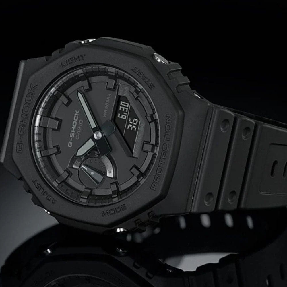 G-Shock Monochrome Black Watch | GA-2100-1A1DR