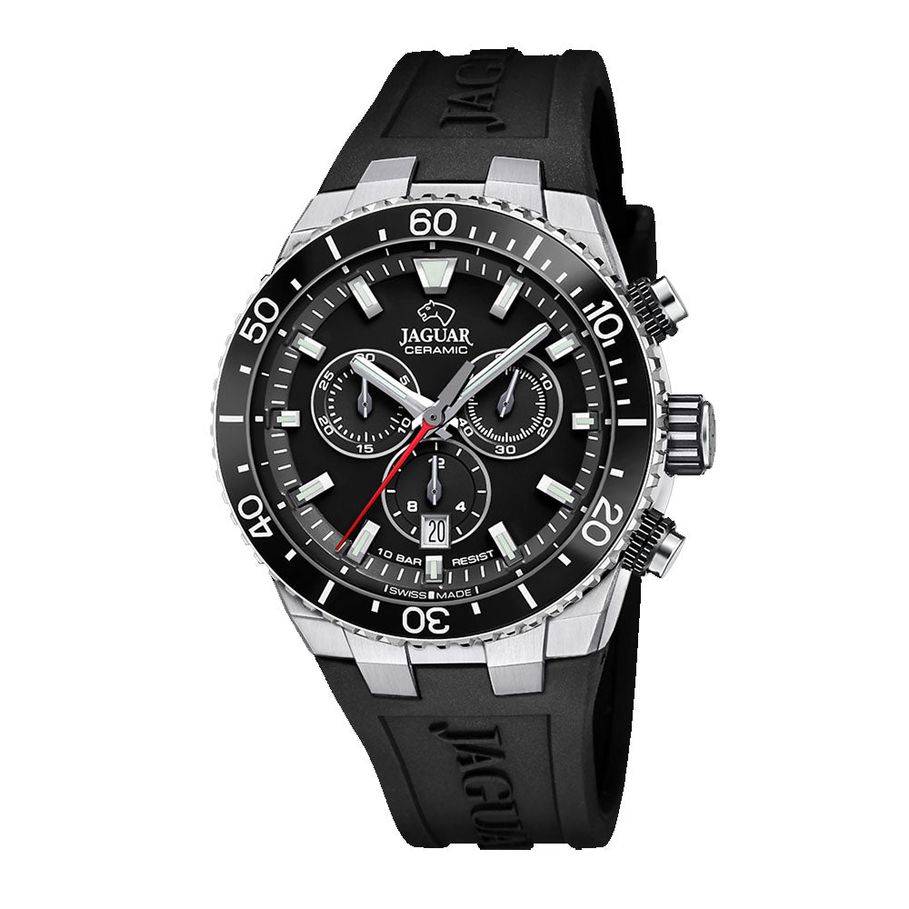 BLACK MEN'S WATCH JAGUAR CERAMIC J1021/5