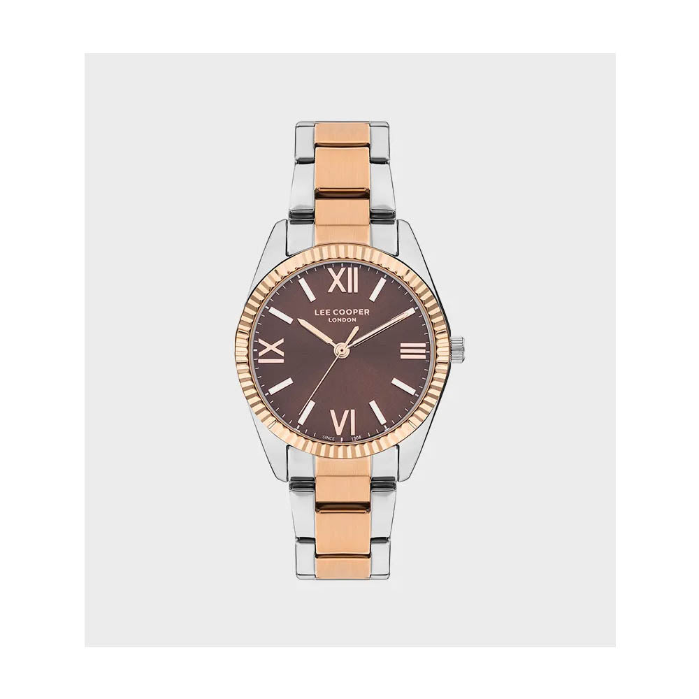 LEE COOPER Women’s Analog Brown Dial Watch – LC07868.540