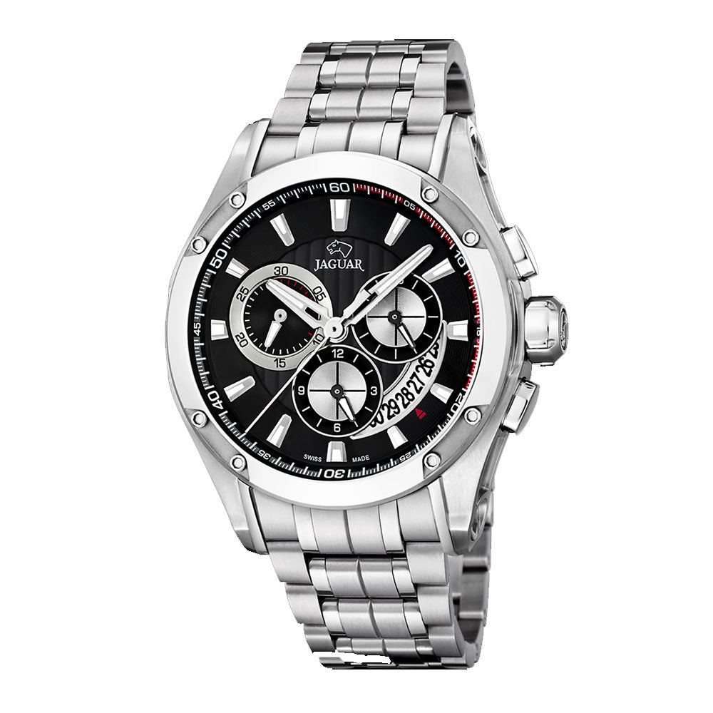 JAGUAR SWISS MADE MEN'S BLACK WATCH J1033/1