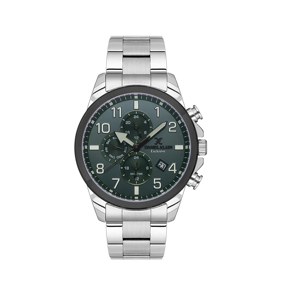 Daniel Klein Green Dial Elite Collection Men's Watch | DK.1.13633-3