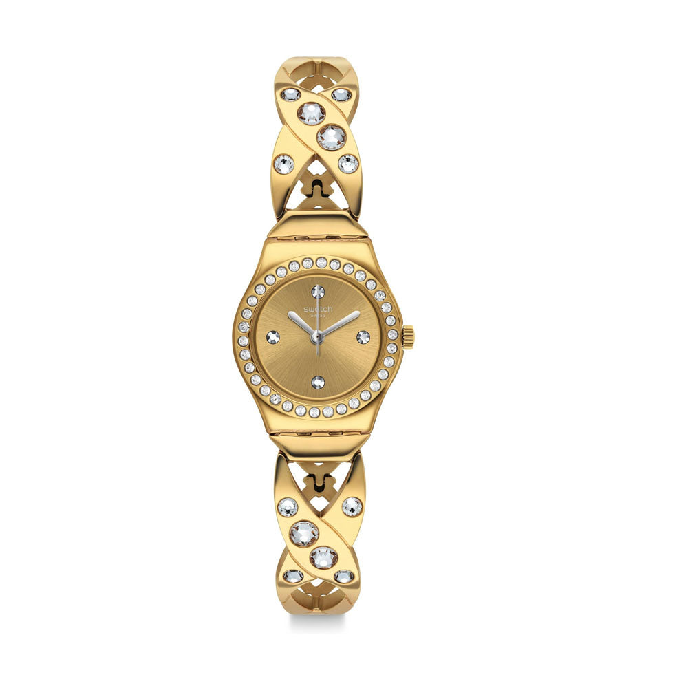 SWATCH GOLDY HUG Watch  For Women | YSG164G