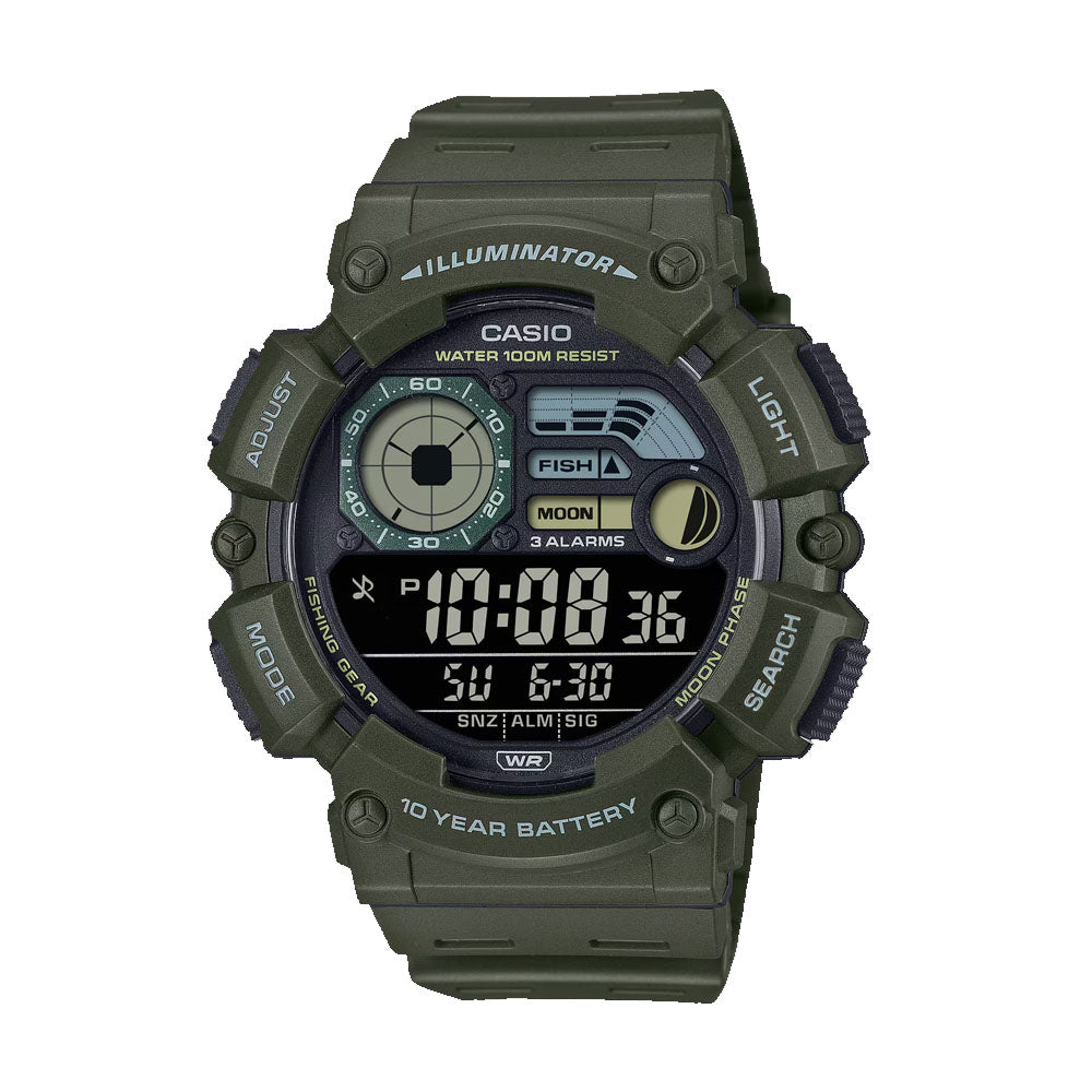 Casio  Digital Dark Grey Dial Men | WS-1500H-3BVDF