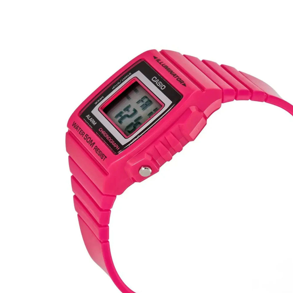 Casio Women's Classic Digital Pink  | W-215H-4AVDF