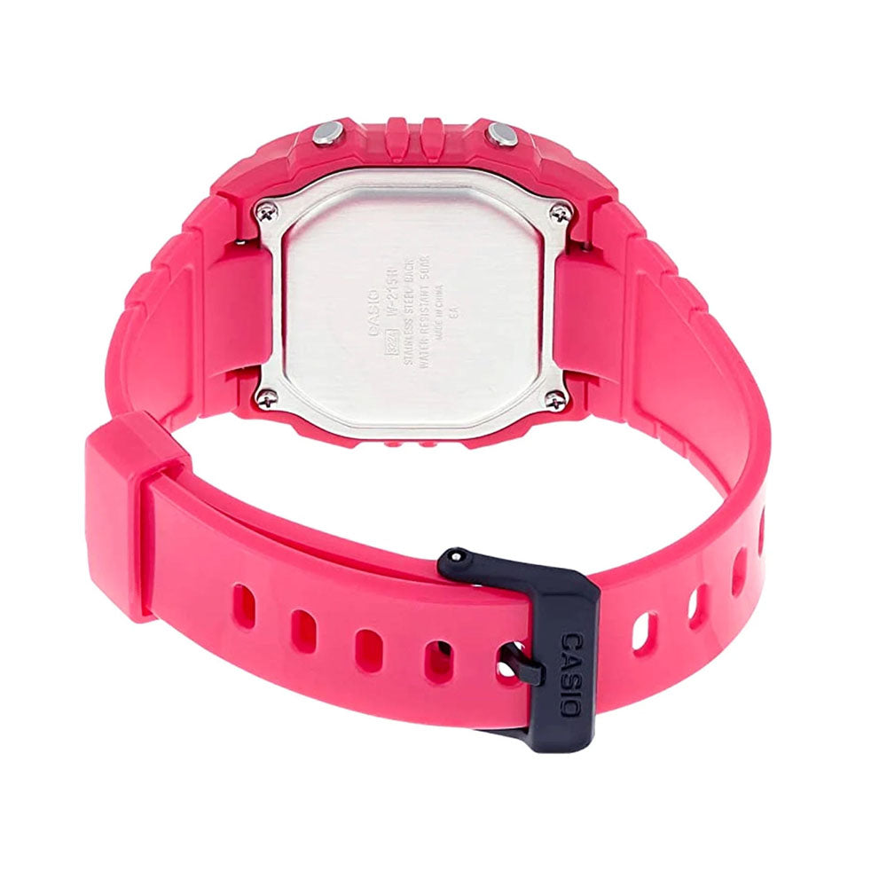 Casio Women's Classic Digital Pink  | W-215H-4AVDF
