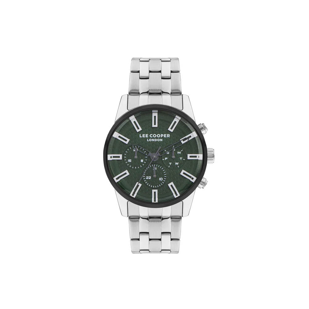 LEE COOPER Men’s Multi Function Green Dial Watch – LC07879.370