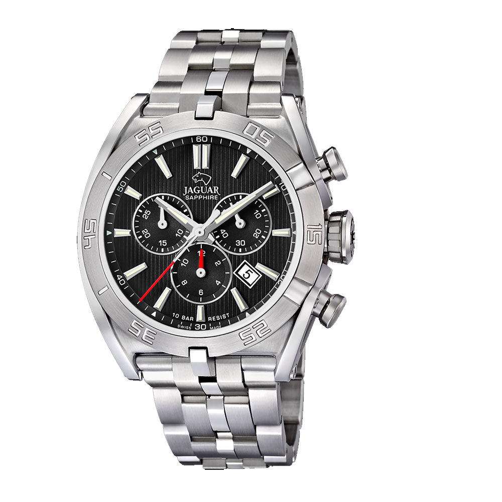 BLACK MEN'S WATCH JAGUAR EXECUTIVE J852/D