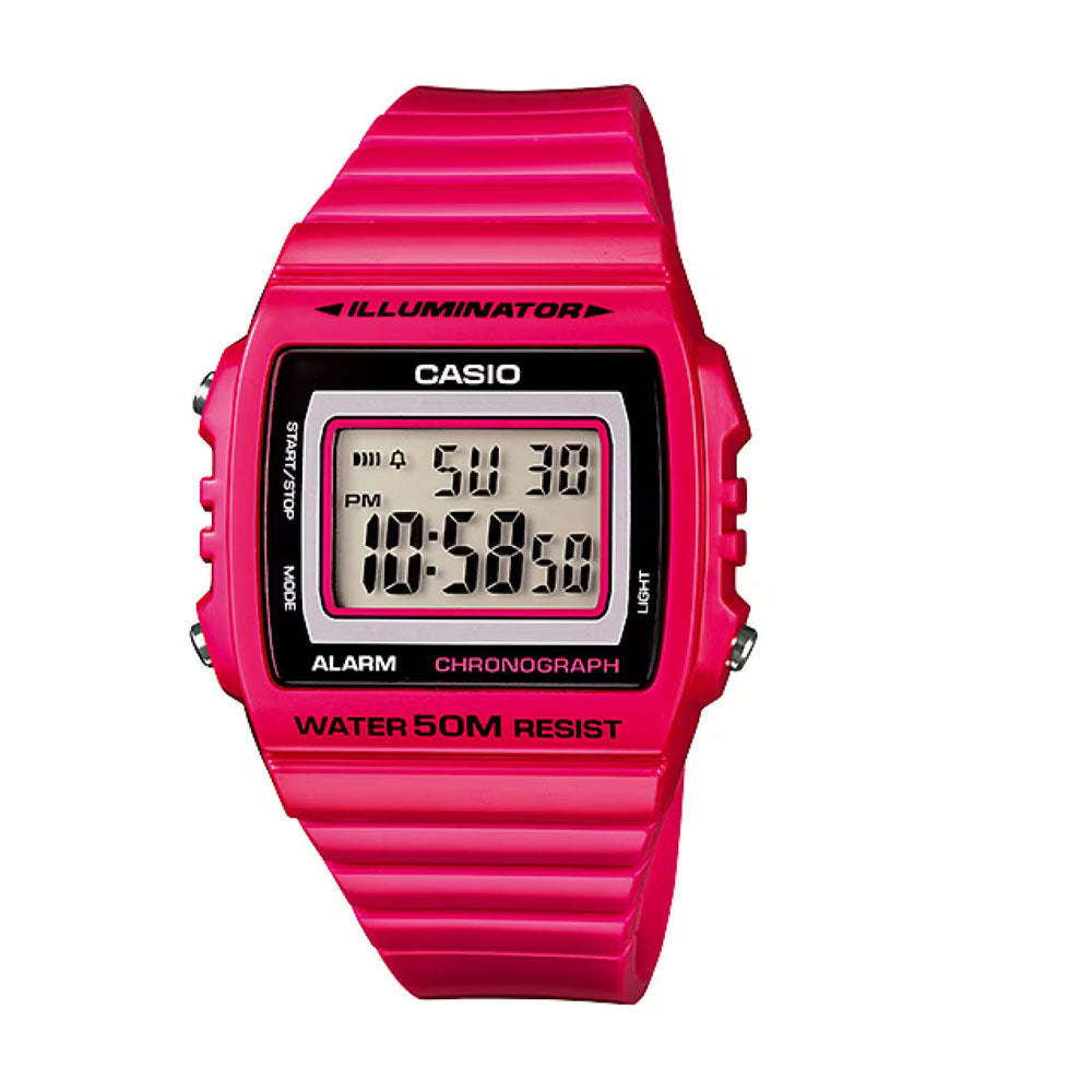 Casio Women's Classic Digital Pink  | W-215H-4AVDF
