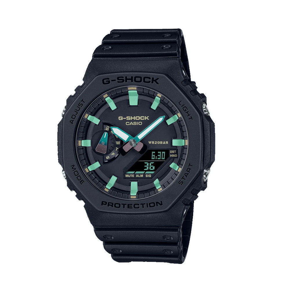 G-Shock Monochrome Black Watch | GA-2100RC-1ADR