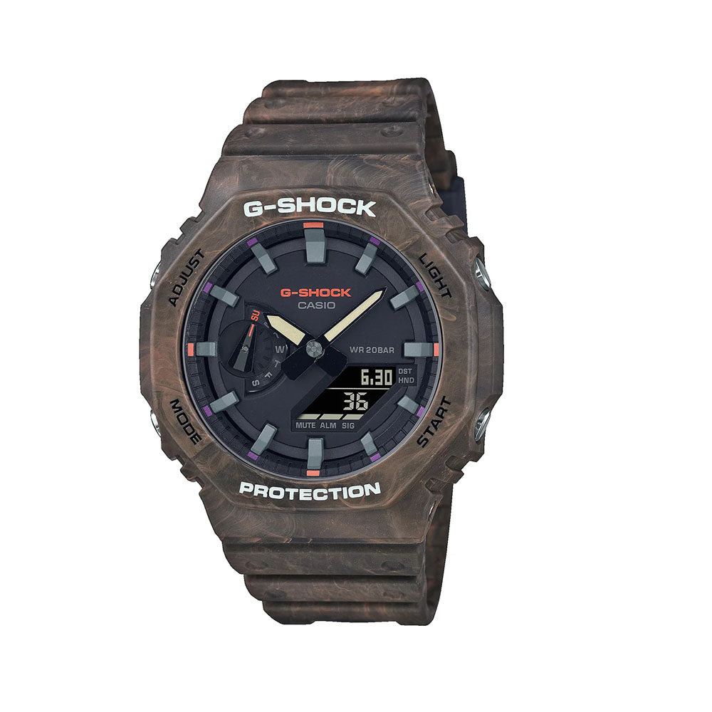 G-Shock Resin Analog Watch | GA-2100FR-5ADR