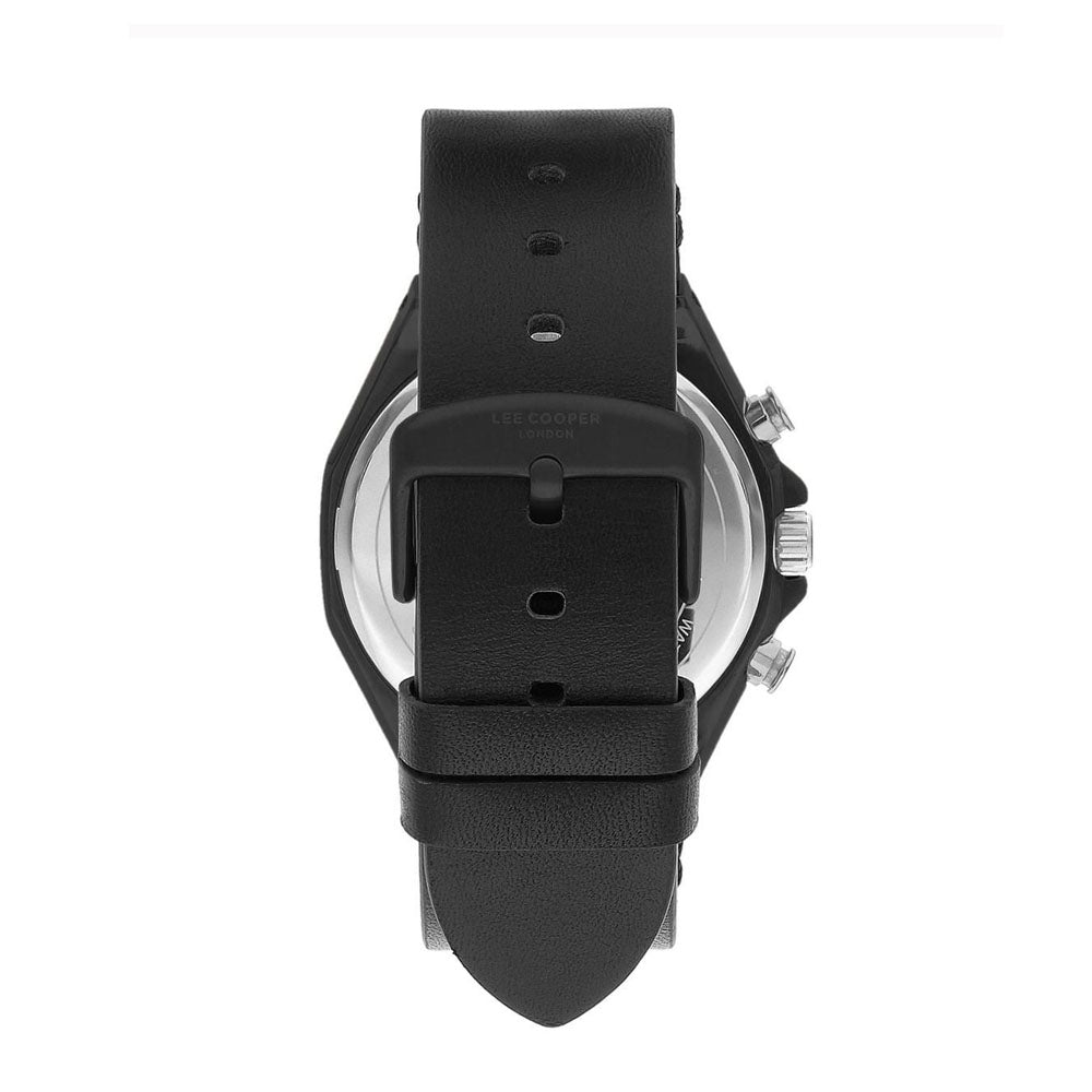 LEE COOPER Men’s Multi Function Black Dial Watch | LC07318.651