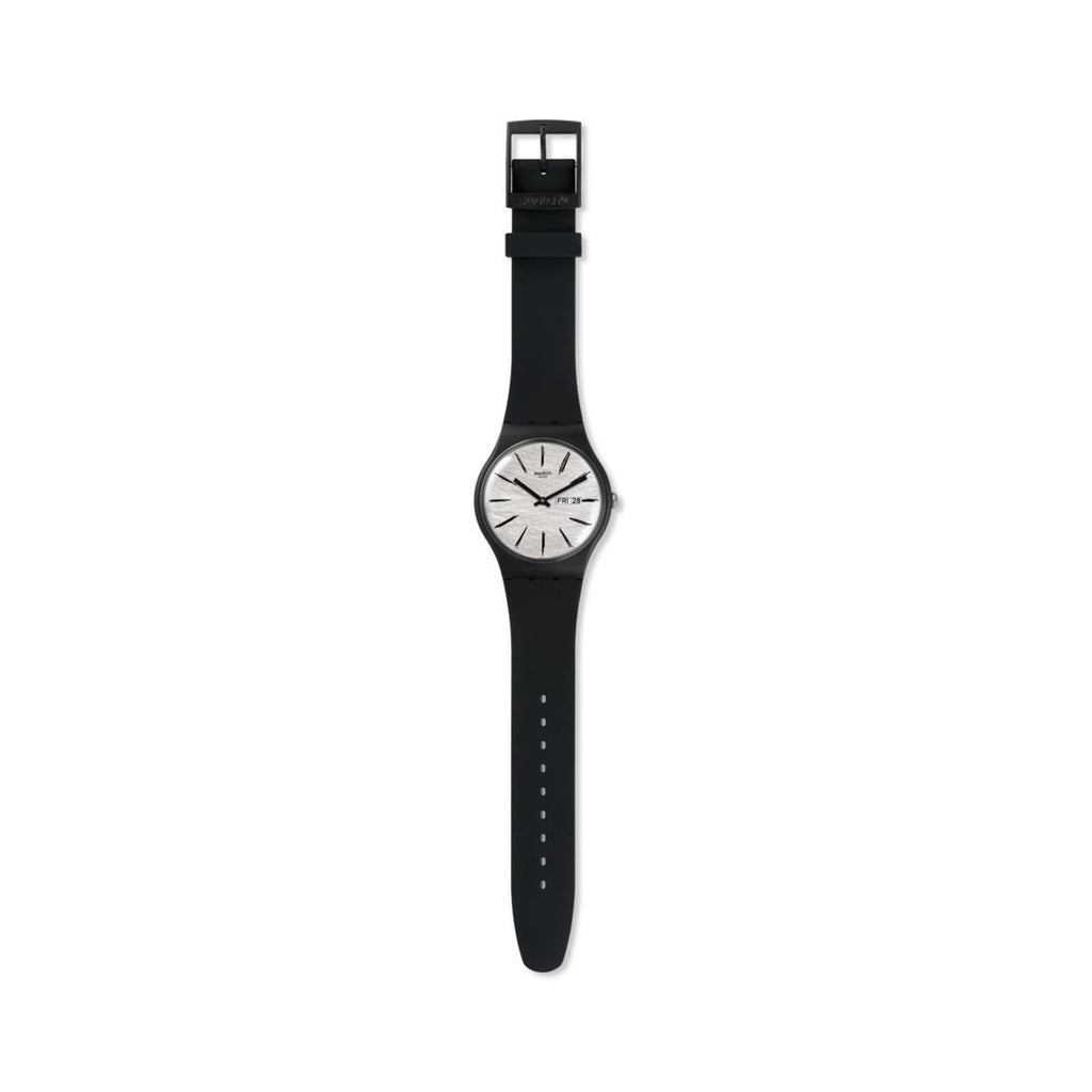 Swatch Matita Grey Dial Unisex Watch| SUOB726