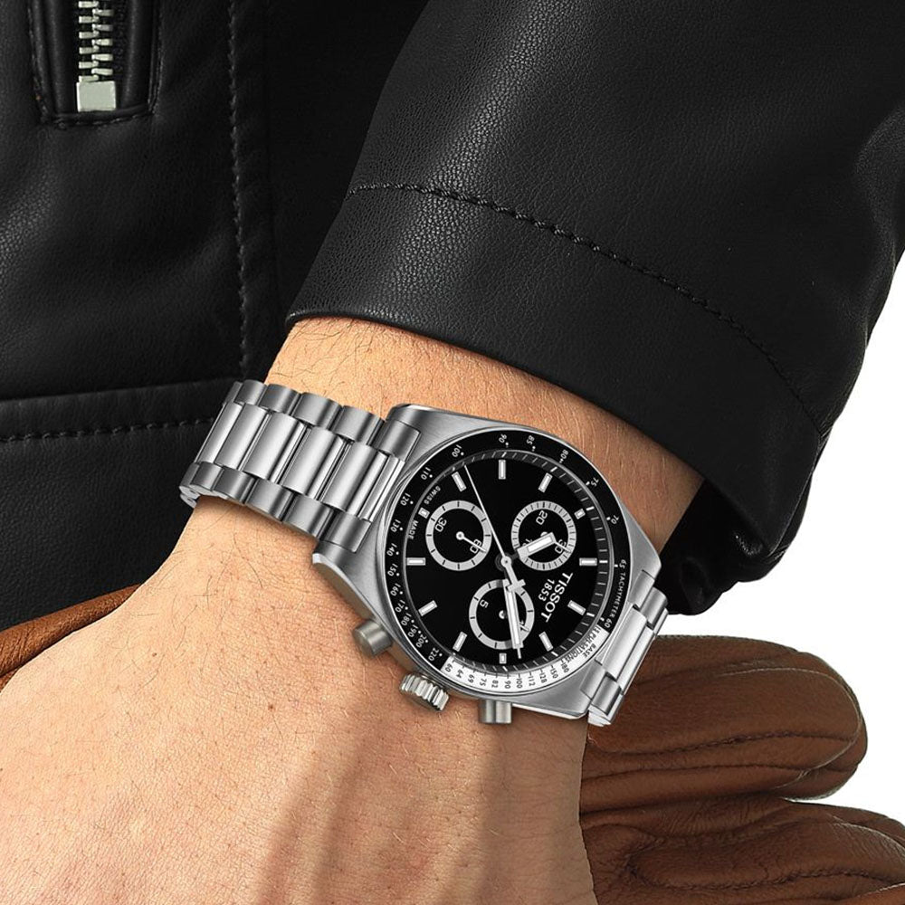 Tissot PR516 Chronograph Quartz Black Dial Men's Watch | T149.417.11.051.00