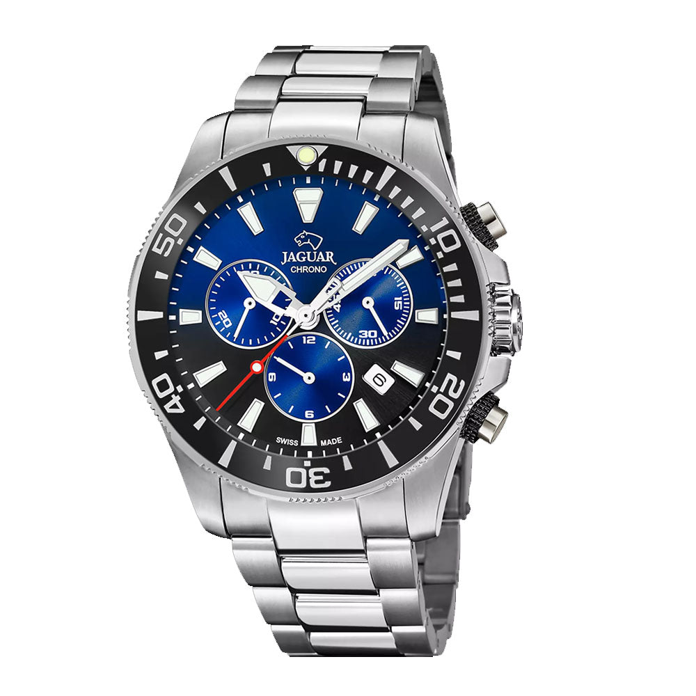 BLACK AND BLUE MEN'S WATCH JAGUAR EXECUTIVE PIONNIER J861/8