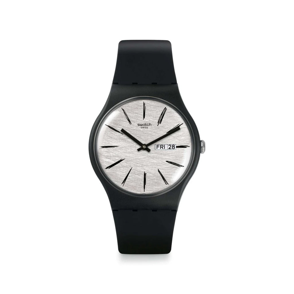 Swatch Matita Grey Dial Unisex Watch| SUOB726