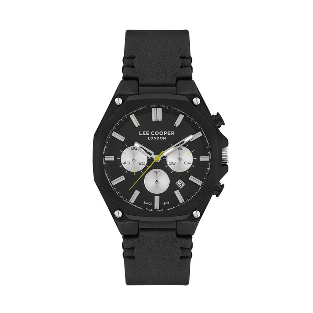 LEE COOPER Men’s Multi Function Black Dial Watch | LC07318.651