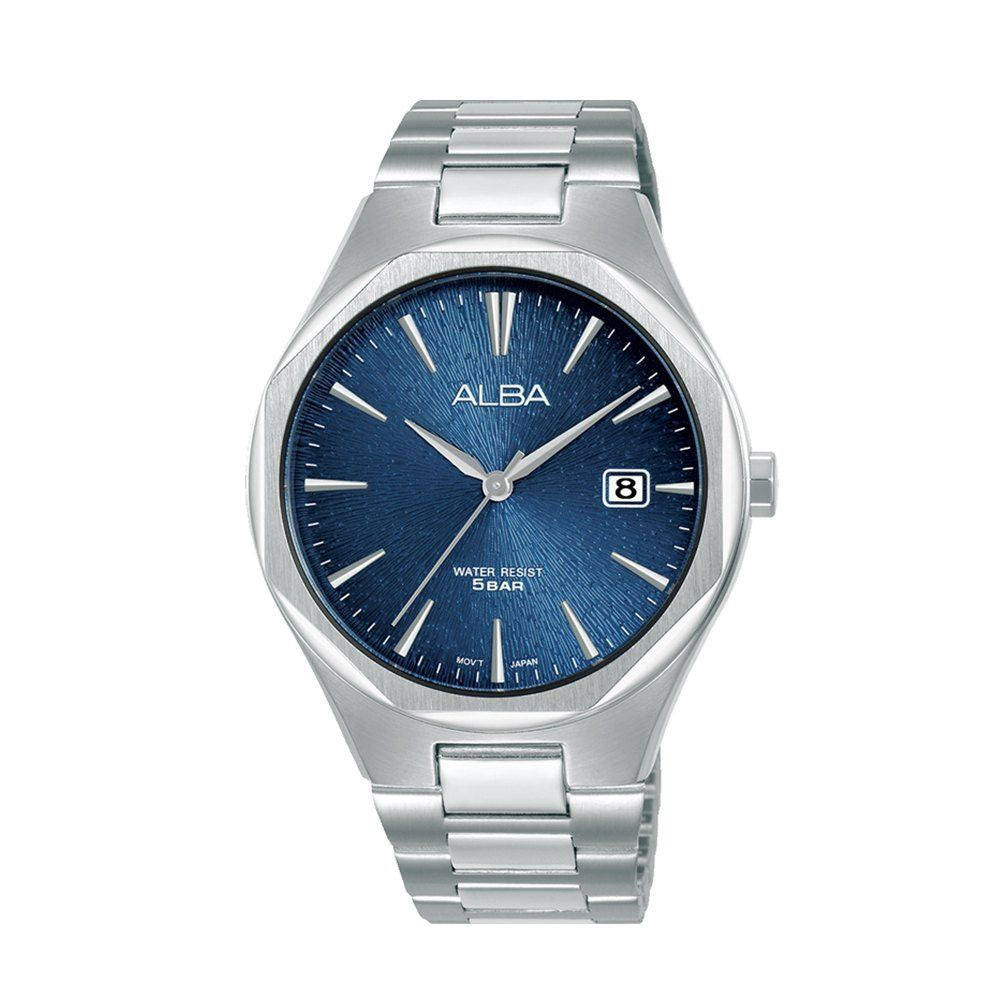ALBA Men's Hand Watch PRESTIGE Stainless Band Blue Dial | AS9U57X1