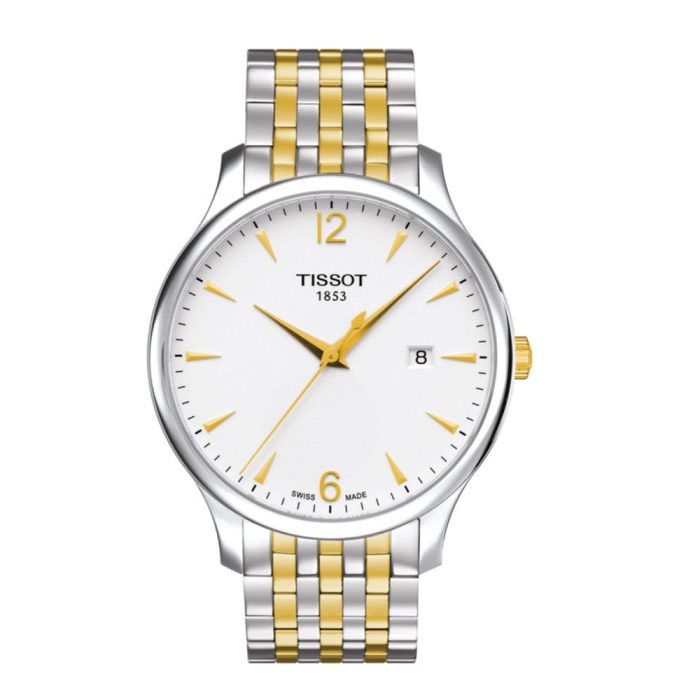 TISSOT Men's Silver Gold Watch | T063.610.22.037.00
