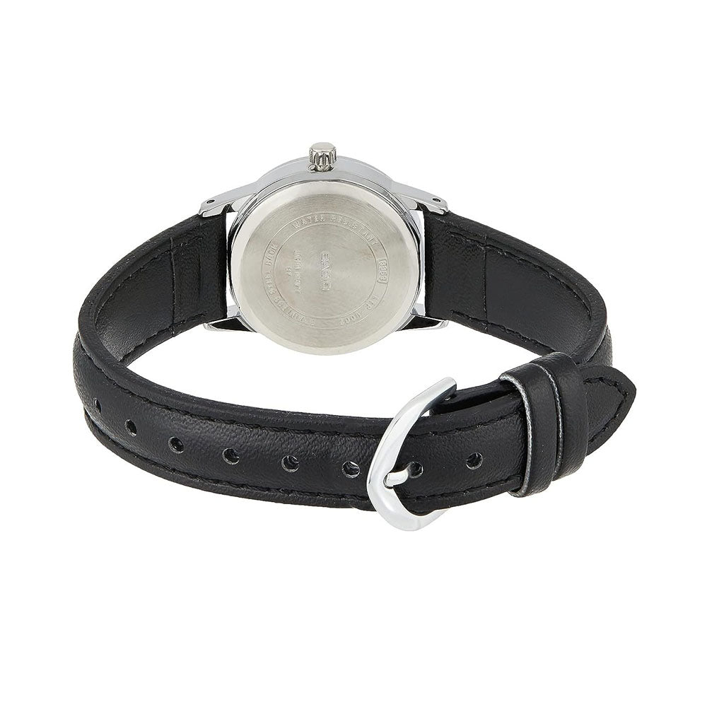 CASIO Women Leather Band Watch | LTP-V002L-1B3UDF