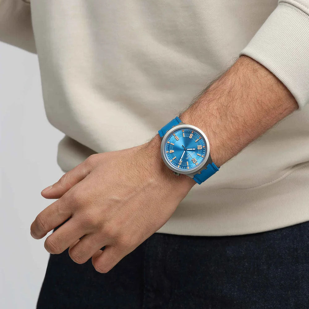 SWATCH Men's BLUE IN THE WORKS | SB07S115