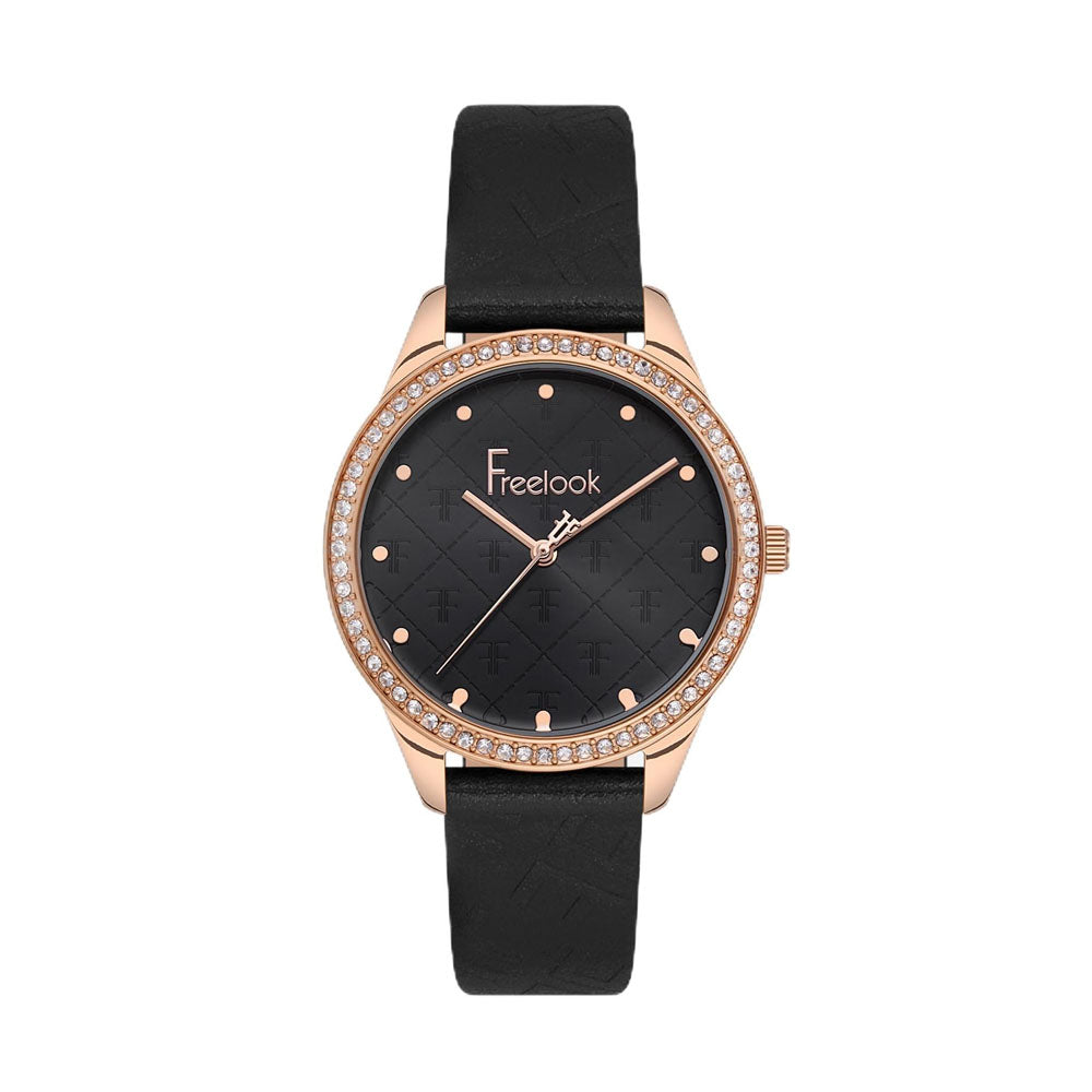 FREELOOK WOMEN’S LEATHER STRAP WATCH | FL.1.10122-5