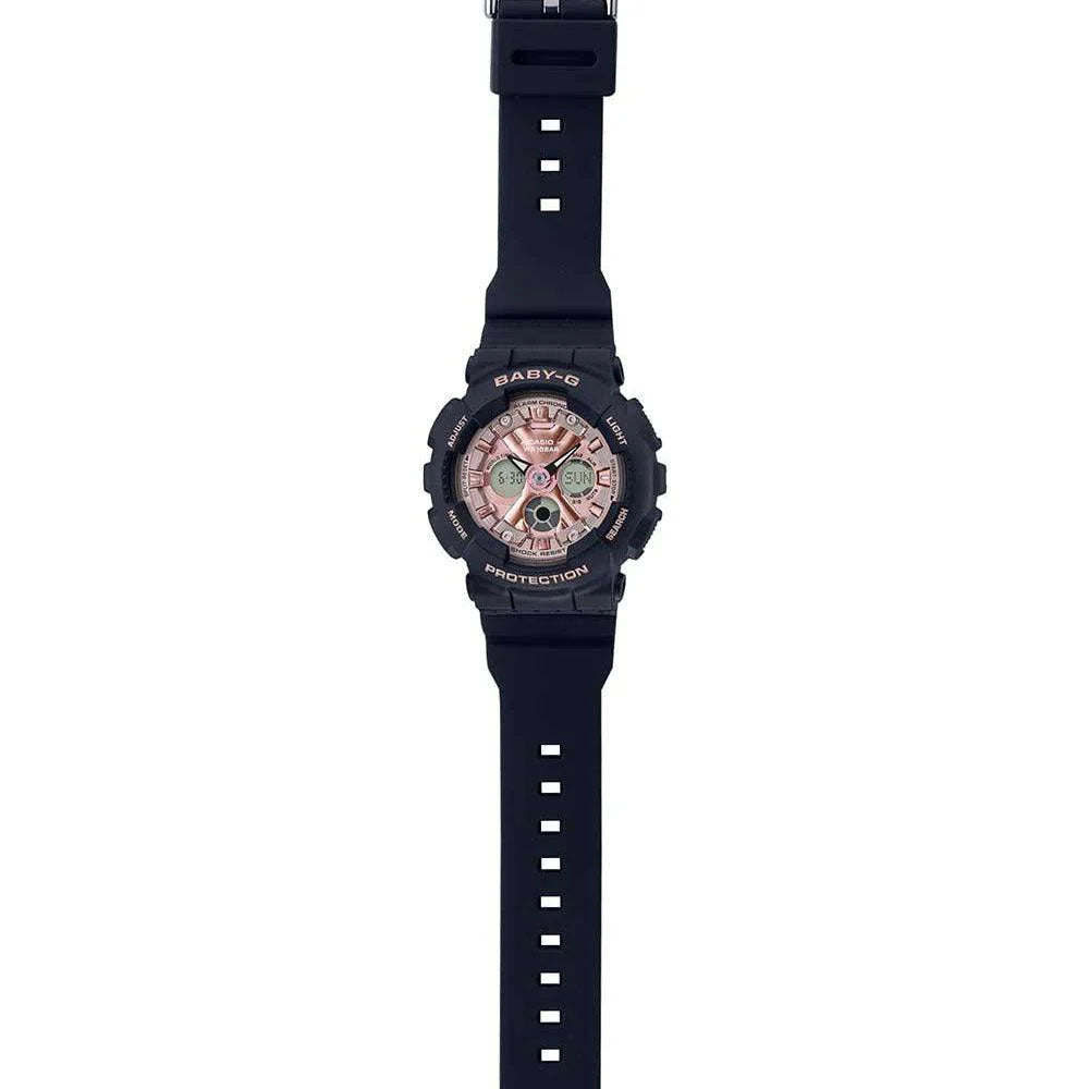 BABY-G Women's Analog-digital Black Dial| BA-130-1A4DR