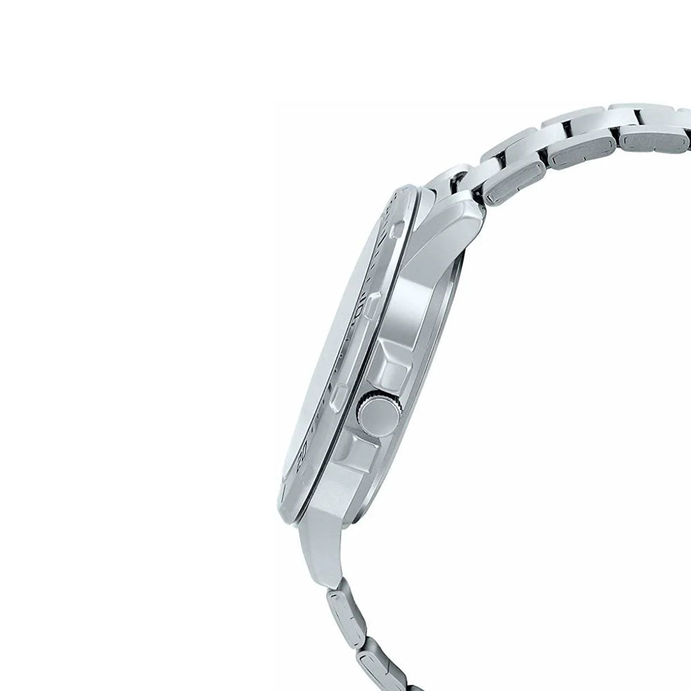 CASIO Men's White Dial Watch | MTP-VD01D-7BVUDF