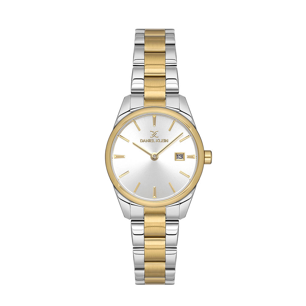 Daniel Klein Women Silver and Gold Watch | DK.1.13623-6